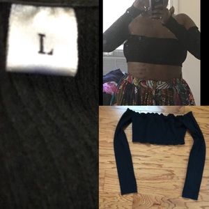 Brand new crop top belly shirt L Large sexy